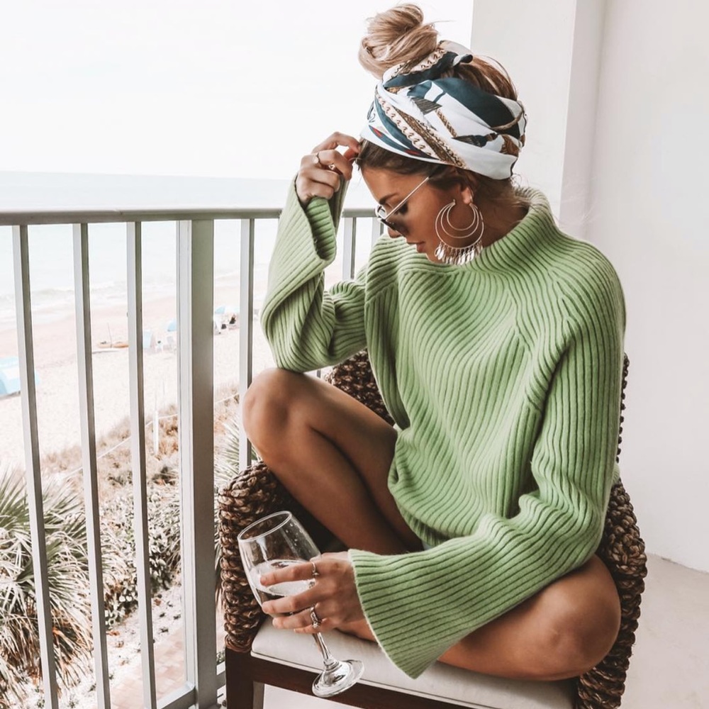 Storets ALICE RIBBED TURTLENECK SWEATER